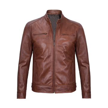 Men's Brown Leather Jacket