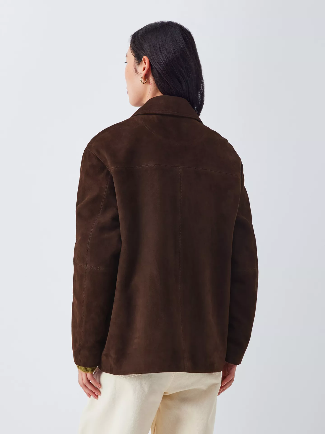 Women's Brown Suede Leather Jacket