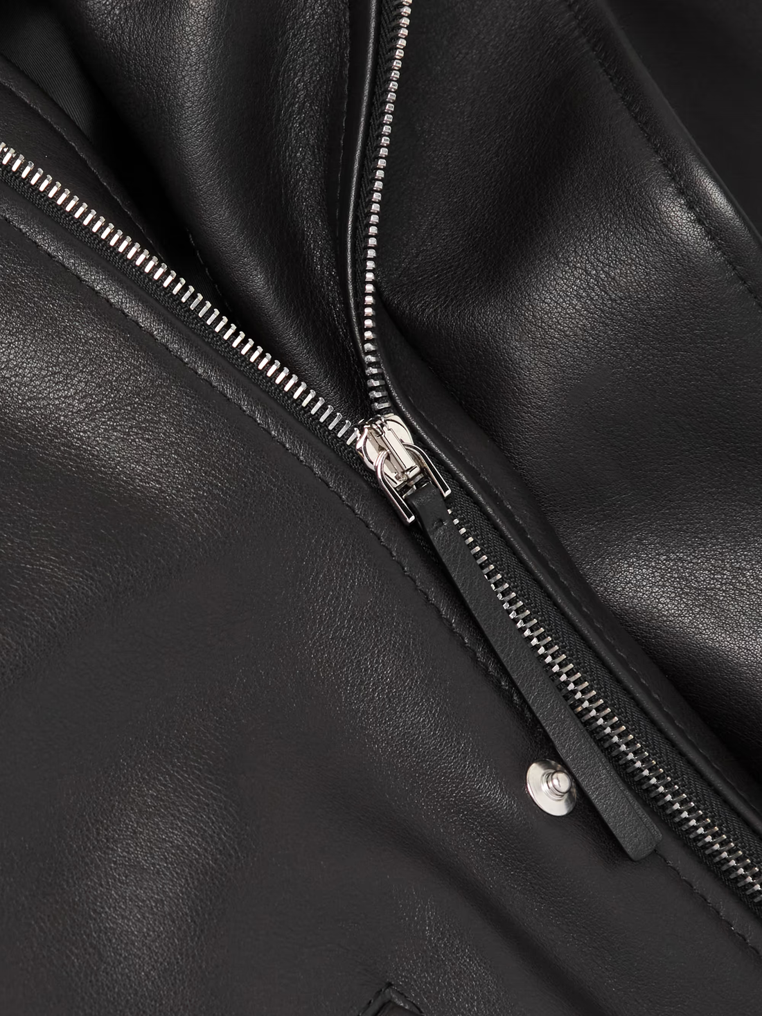 Men's Black Leather Aviator Jacket