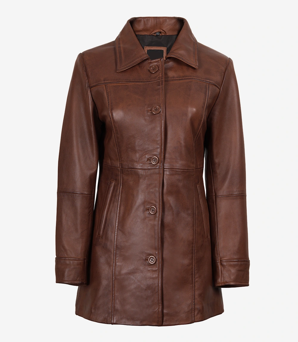 Women's Brown Trench Coat